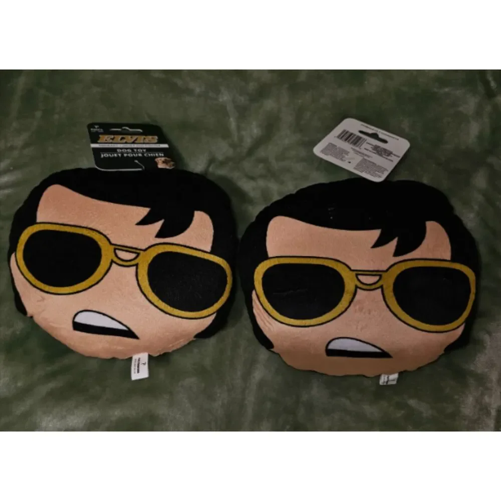 Perry's Pets Elvis Dog Toy Chubby Sunglasses Hunk of burning love NEW